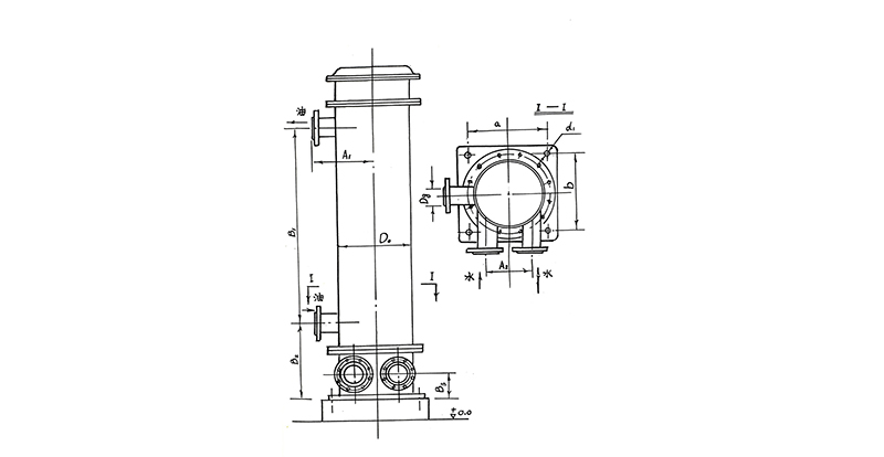管式冷油器结构图